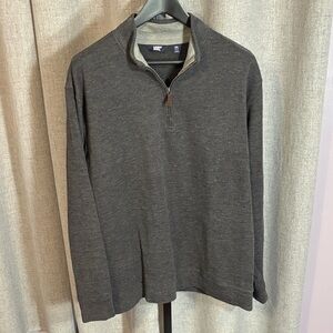 Men’s Lands' End Quarter-Zip Sweater XXL